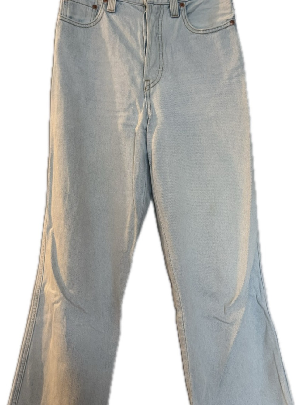 Levis Light Wash Straight-Leg Jeans